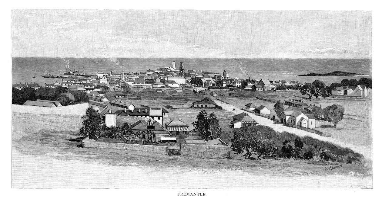 Fremantle, 1886. av Julian Ashton