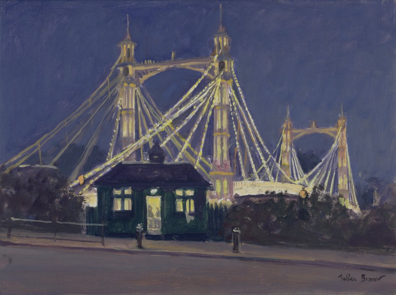 Albert Bridge - Natt av Julian Barrow