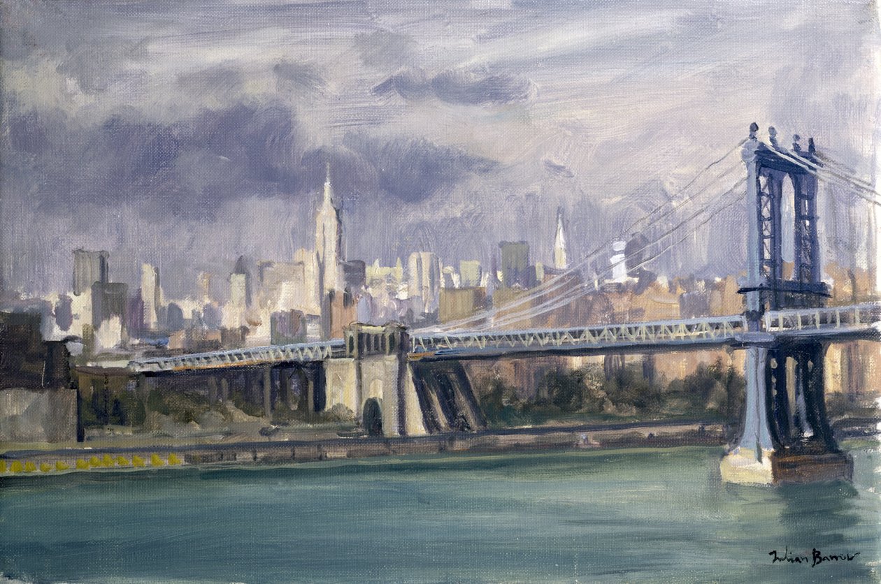 Manhattan Bridge, New York, 1996 av Julian Barrow