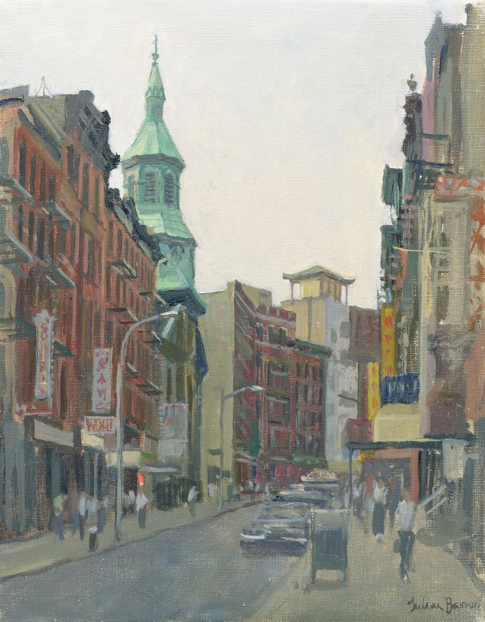 Mott Street, New York, 1997 av Julian Barrow