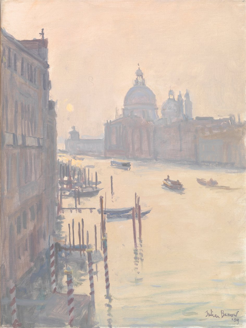 Soloppgang fra Accademia Bridge, 2009 av Julian Barrow