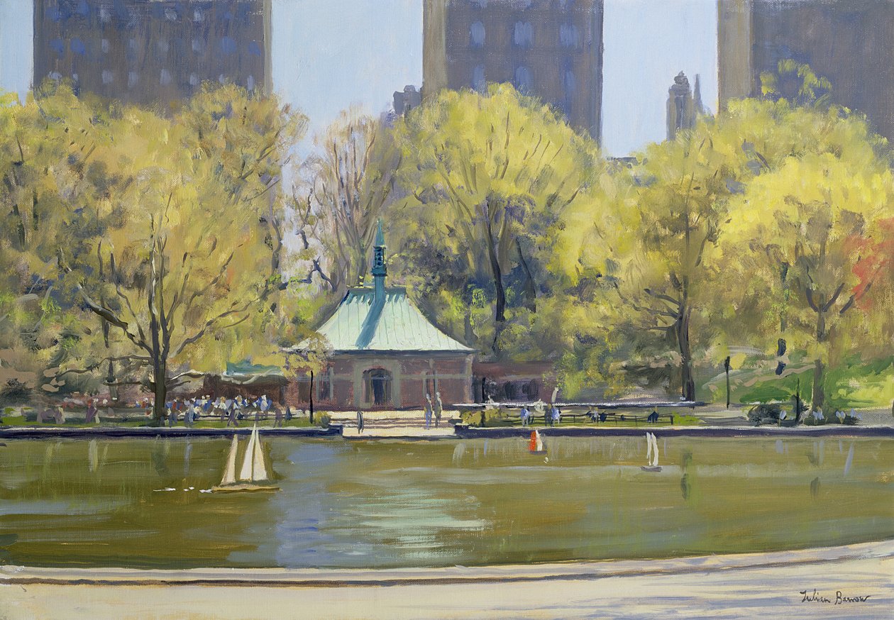 The Boating Lake, Central Park, New York, 1997 av Julian Barrow