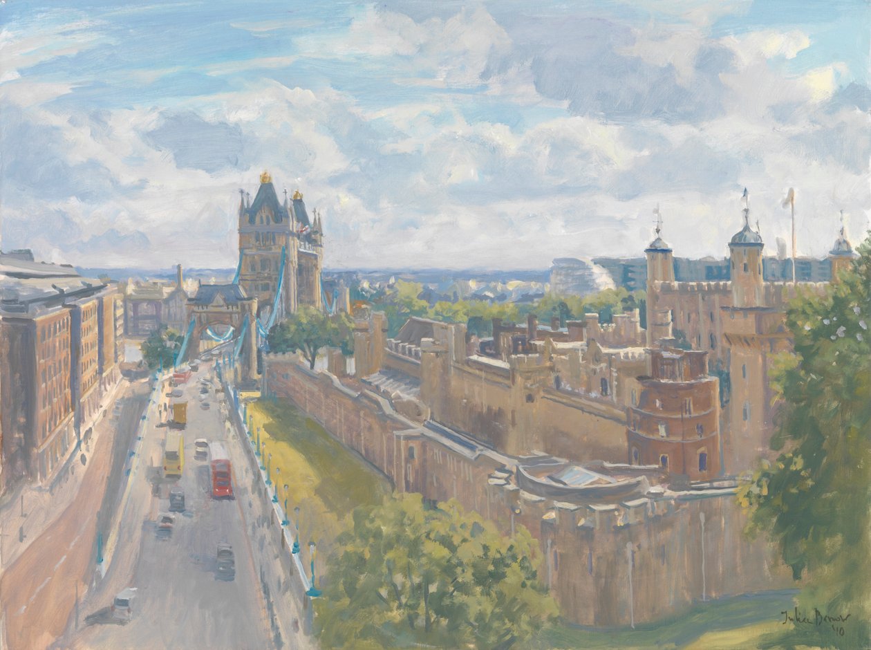 Tower Bridge og Tower of London, 2010 av Julian Barrow