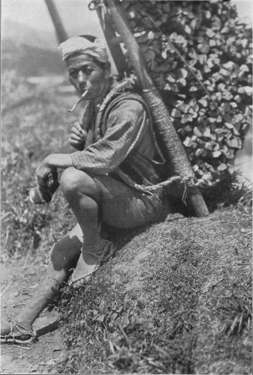 Middelaldrende kulie satte seg raskt på bredden for å gi oss en anmeldelse, c1900, 1921 av Julian Leonard Street