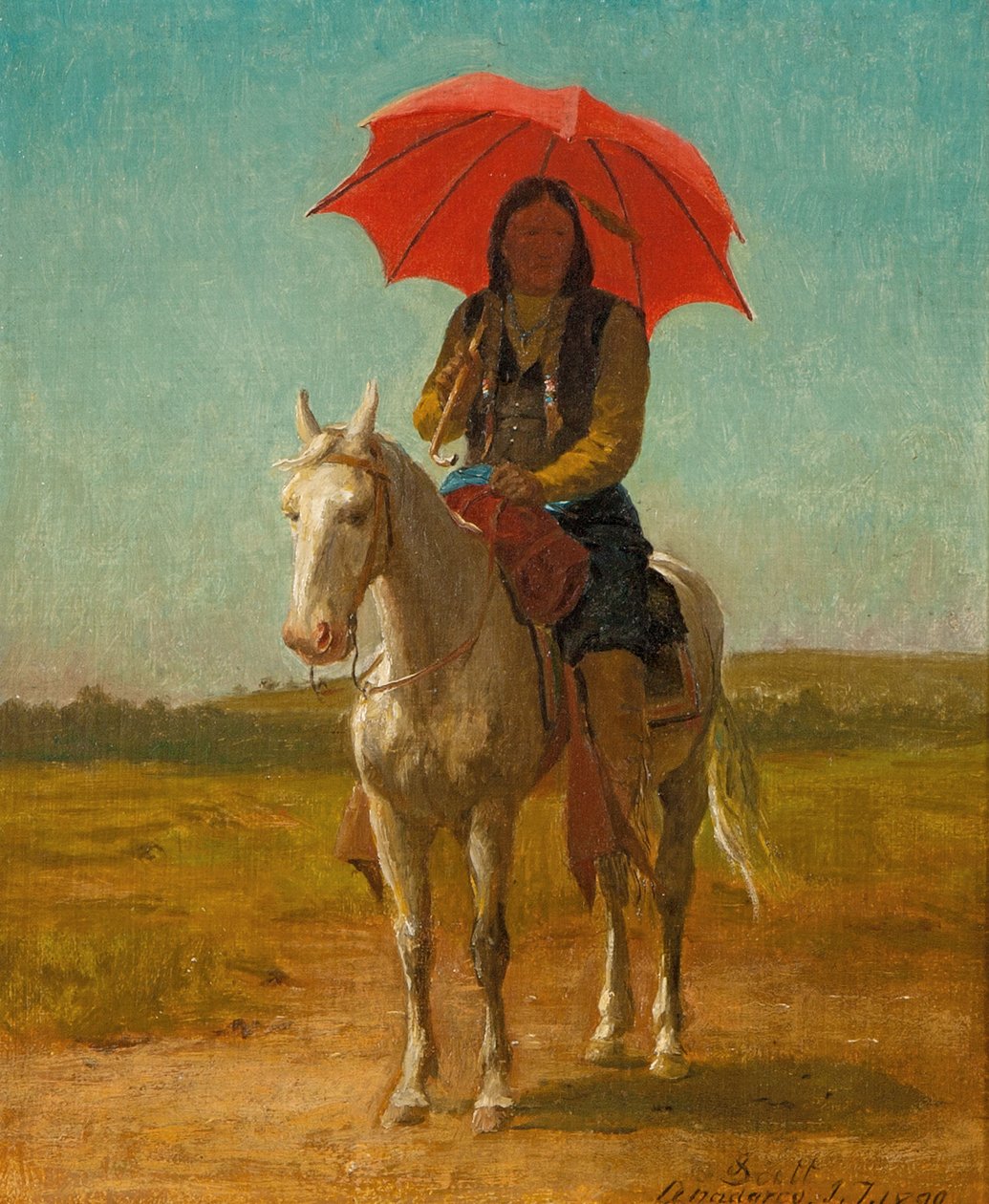 Horseman, Anadarko, Oklahoma, 1890 av Julian Scott