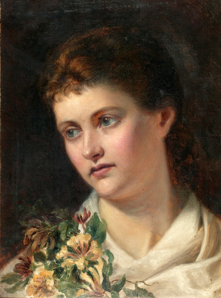Tanker om fremtiden (olje på lerret) av Juliana Charlotte Shepherd