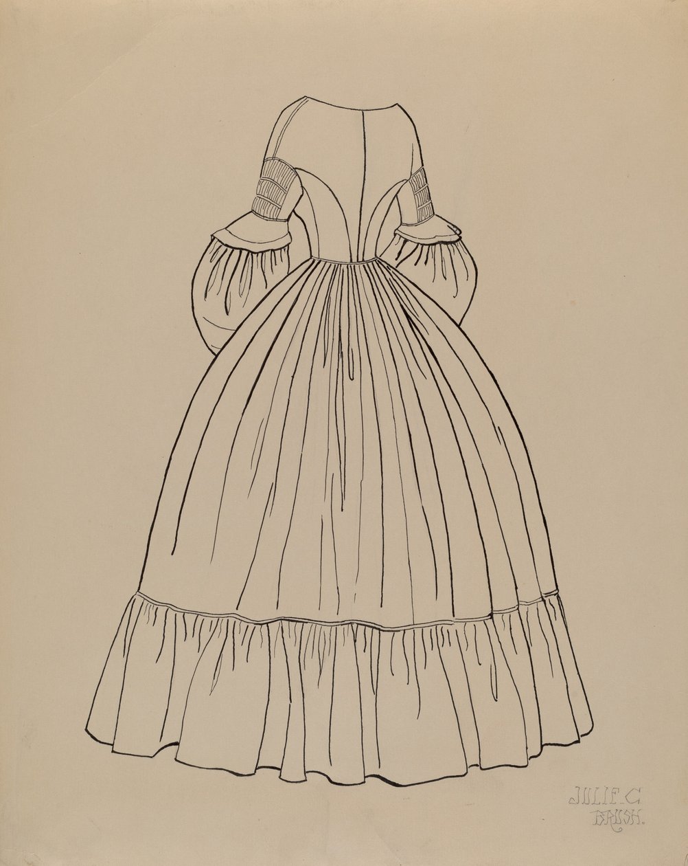 Kjole av Julie C. Brush