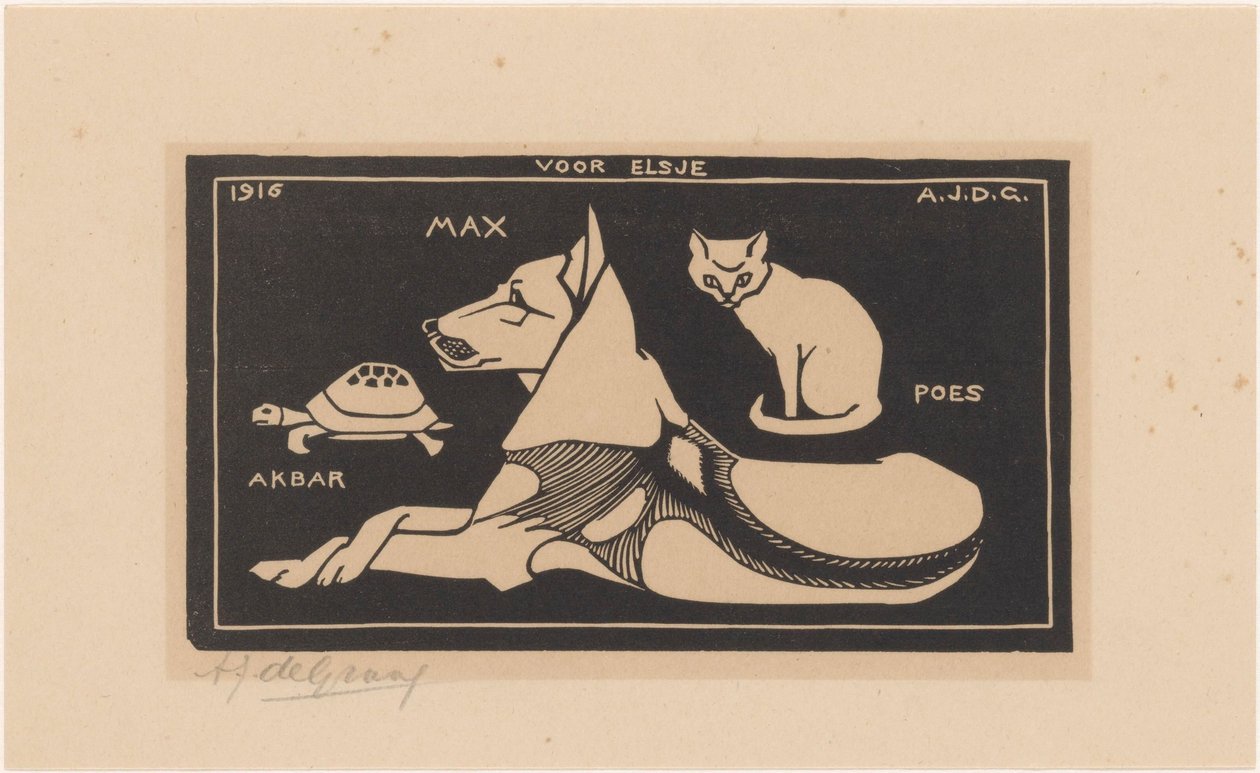 Akbar, Max, Poes (tittel på objekt) av Julie de Graag (signed by artist)