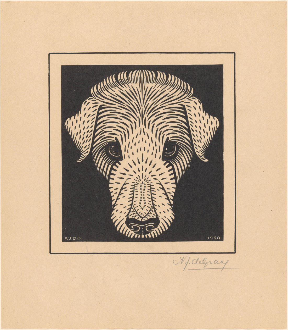hundehode av Julie de Graag (signed by artist)