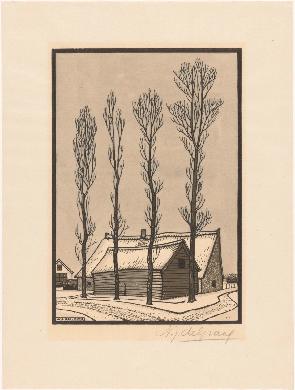 Vinter av Julie de Graag (signed by artist)