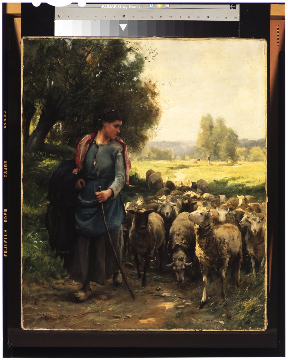 Den unge gjeterinnen, ca.1900 av Julien Dupre