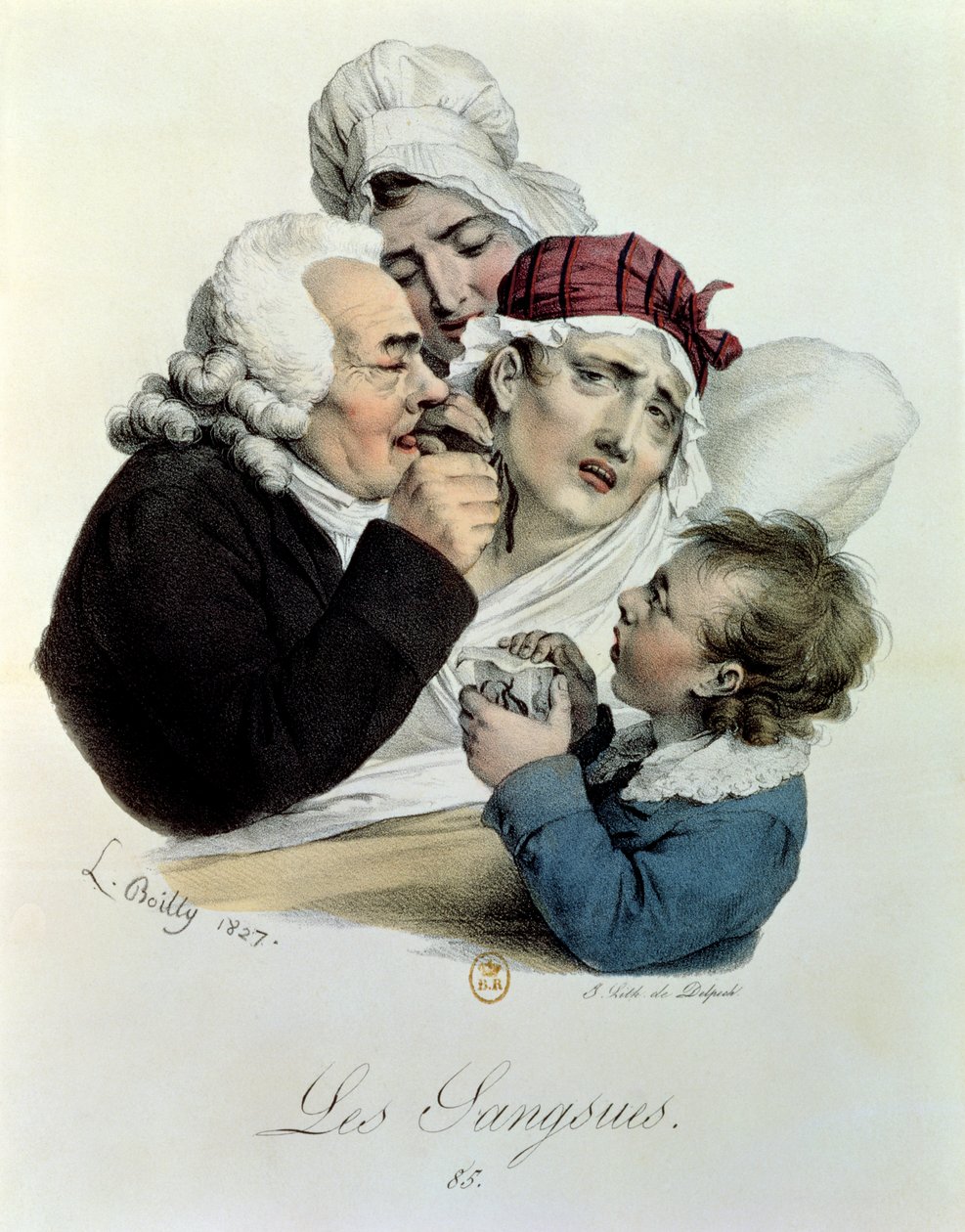 Igler, gravert av Delpech, 1827 av Julien Leopold Boilly