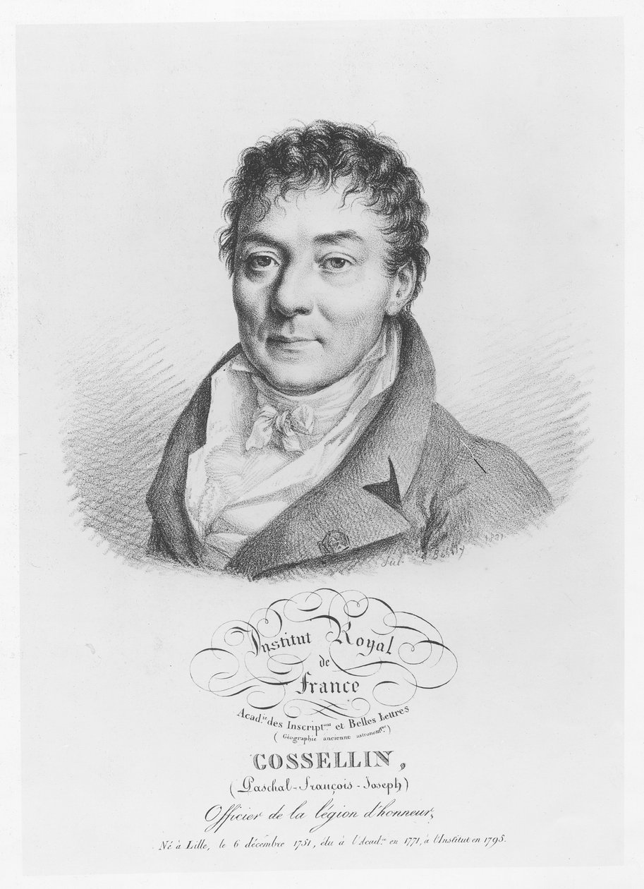 Portrett av Pascal Joseph François Gosselin, 1821 av Julien Leopold Boilly