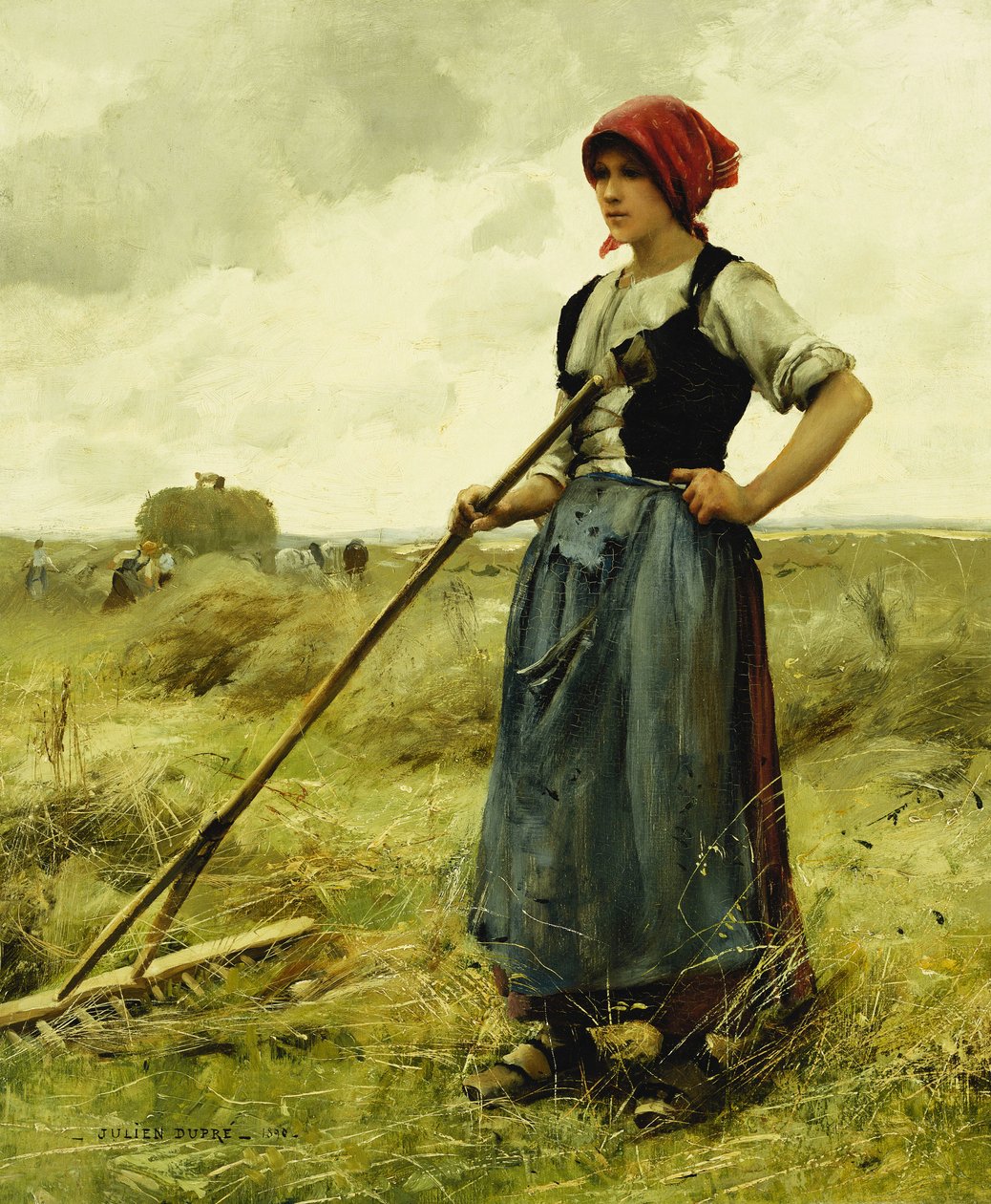 Høstetid, 1890 av Julien Dupre