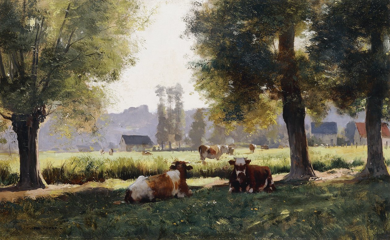 Eng ved Arques-la Bataille, Normandie, av Julien Dupre