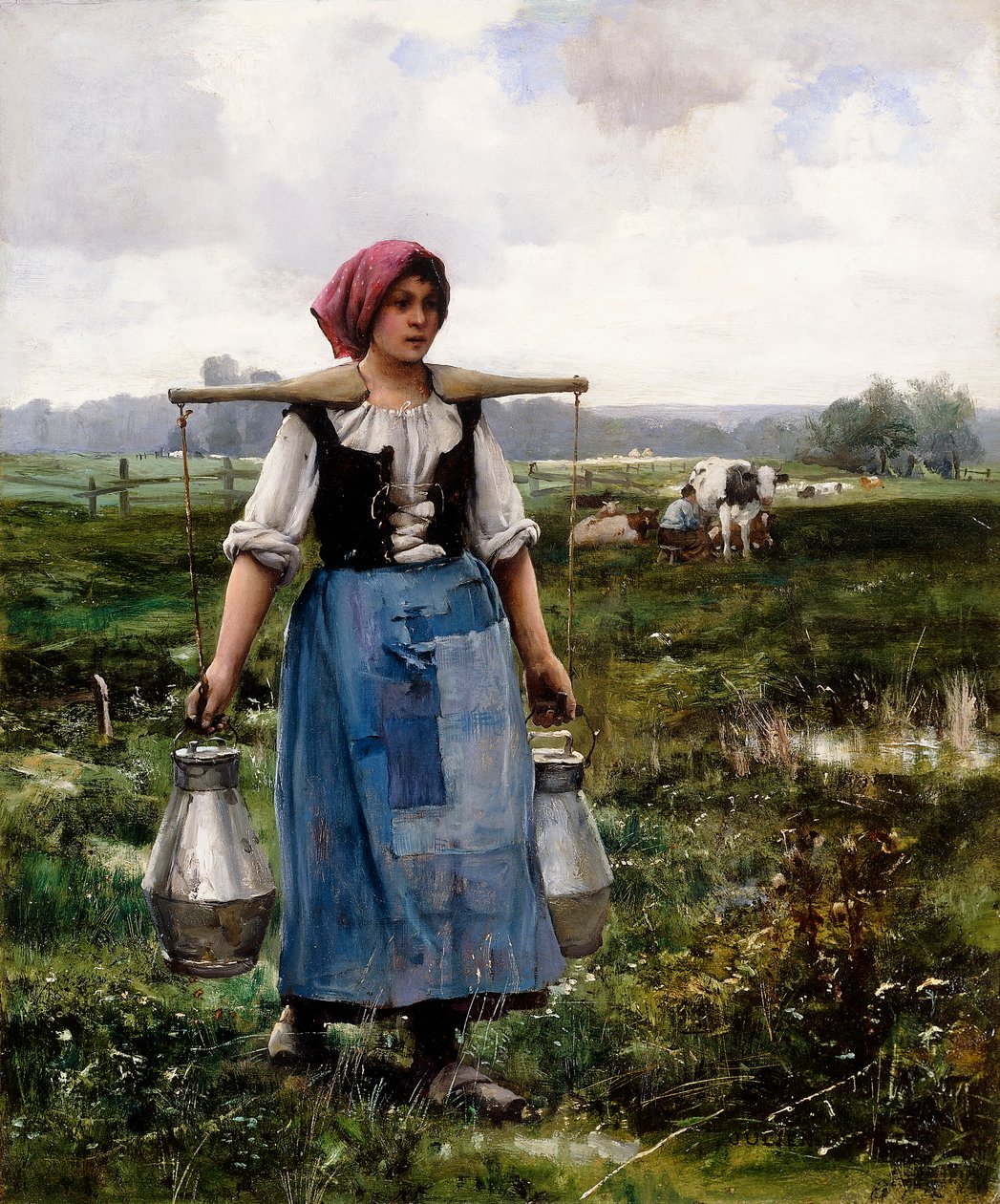 Melkejenta, av Julien Dupre