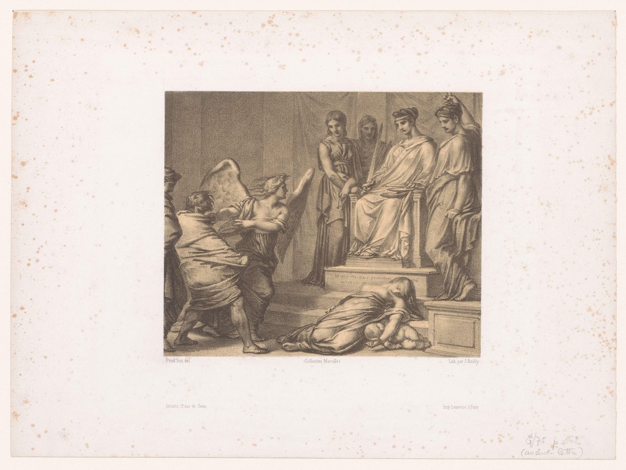Nemesis og Themis av Julien Leopold Boilly