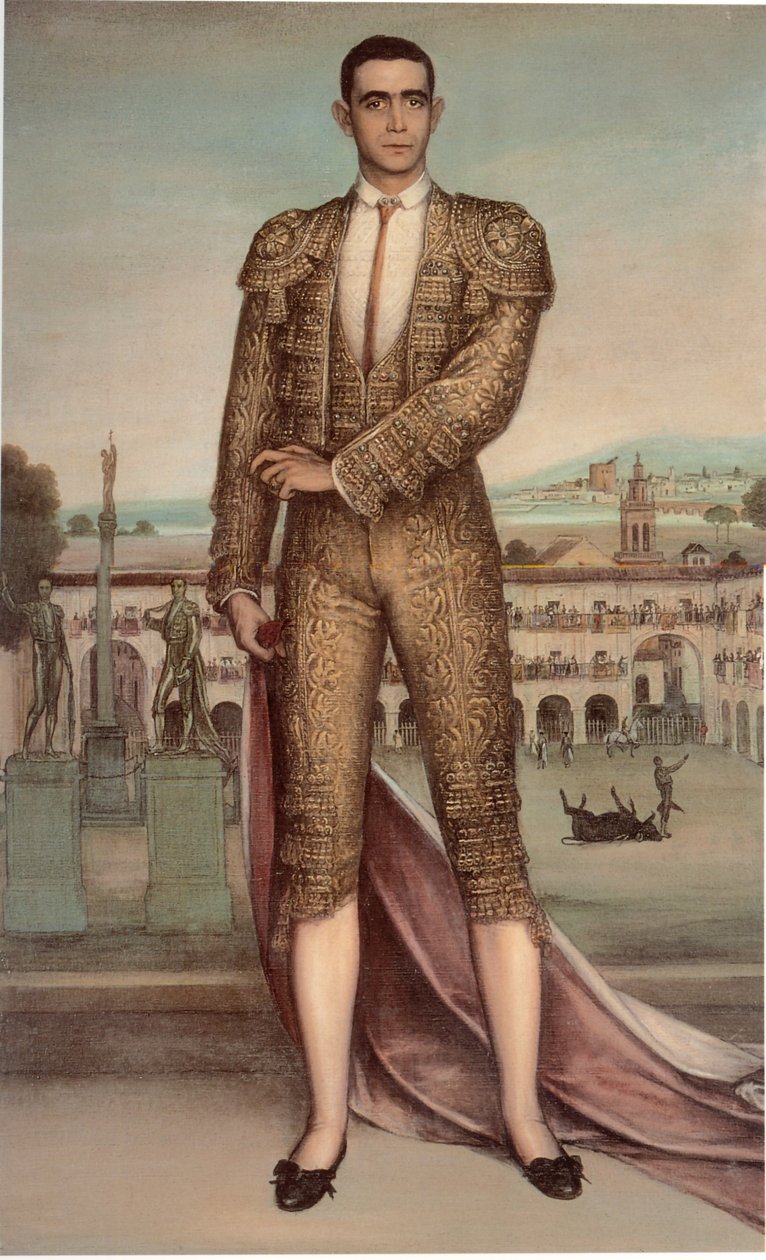 Machaquito eller Machaquito som en apoteose av Cordobes tyrefekting av Julio Romero de Torres