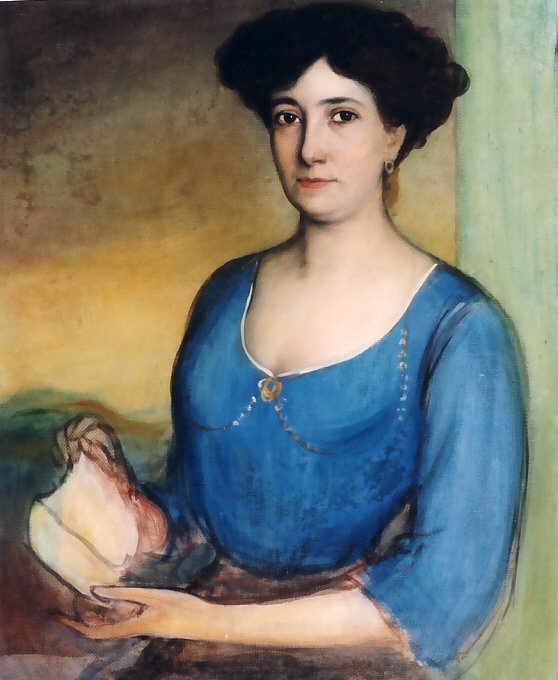 La Señora de Casanueva Skisse for portrettet. av Julio Romero de Torres