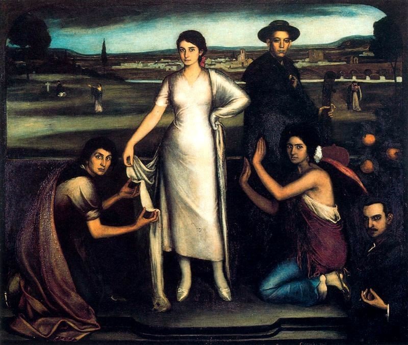 Vår Frue av Andalusia av Julio Romero de Torres