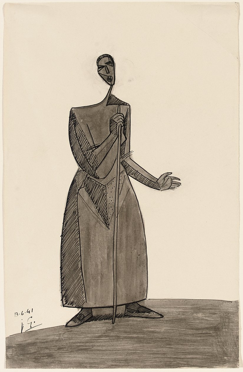 Bonde med stab, 1941 av Julio Gonzalez