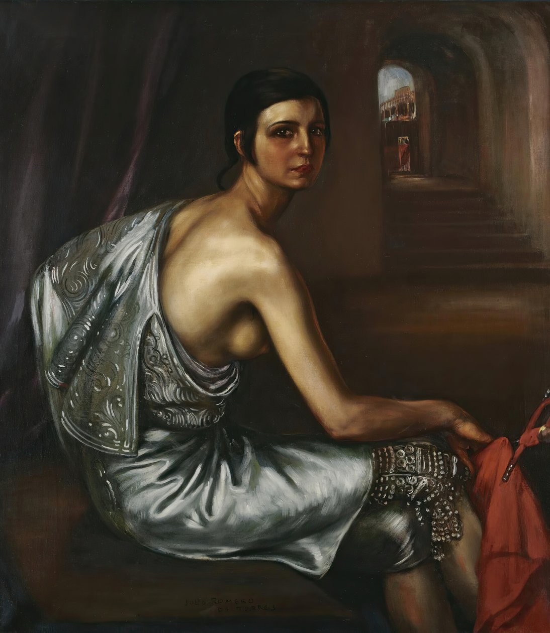 Tyrefekterjenta Torerojenta, 1928-1929. av Julio Romero de Torres