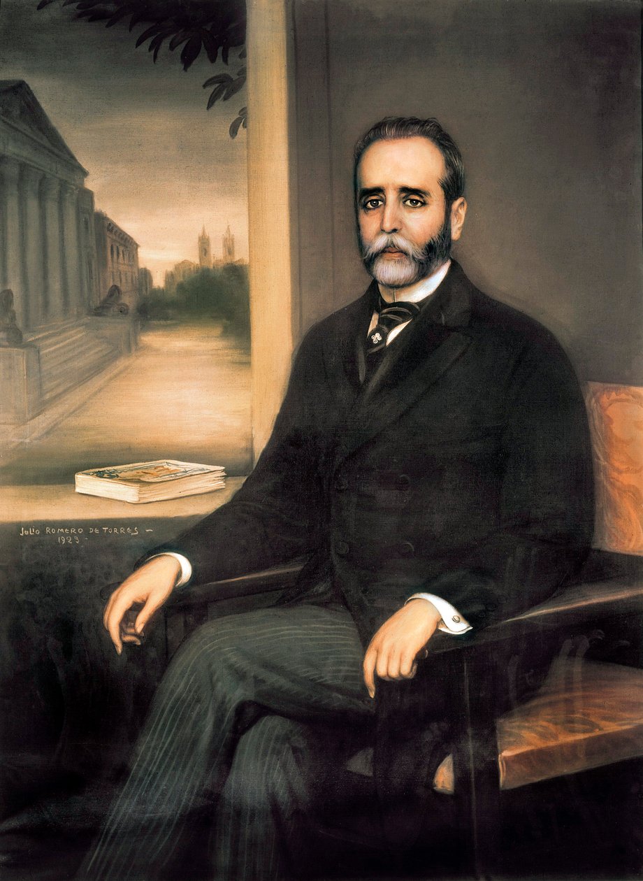 Portrett av Jose Sanchez Guerra (1859-1935), spansk politiker, advokat og journalist av Julio Romero de Torres