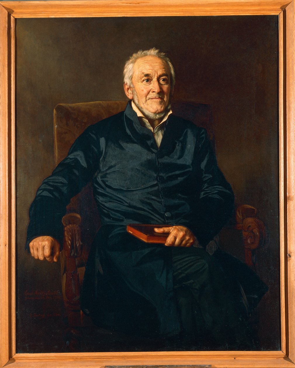 Ernst Moritz Arndt (olje på lerret) av Julis Amatus Roeting