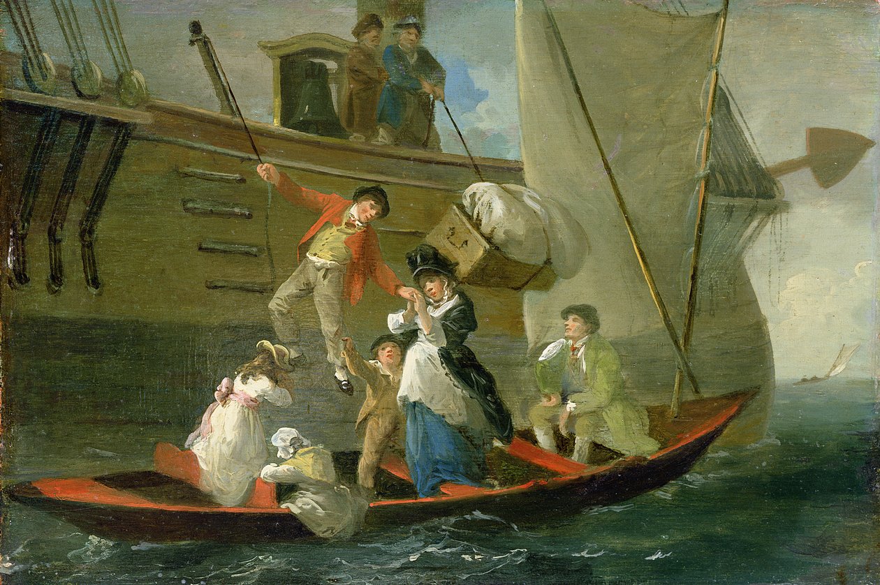 A Married Sailor's Adieu, ca. 1800 av Julius Caesar Ibbetson