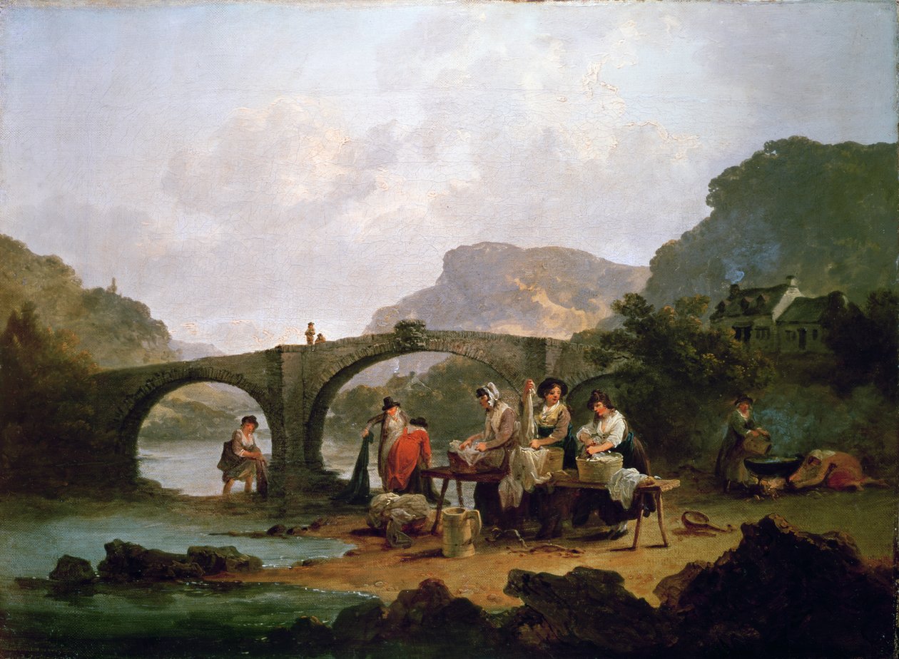 The Gossips av Julius Caesar Ibbetson