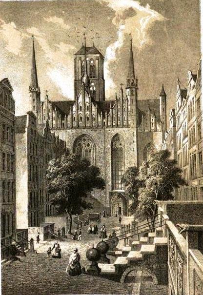 Frauengasse i Gdansk av Julius Greth