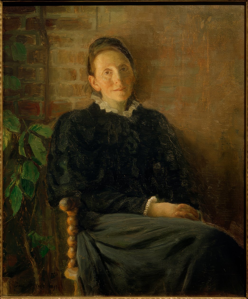 Portrett av Pauline Hirschsprung av Julius Paulsen