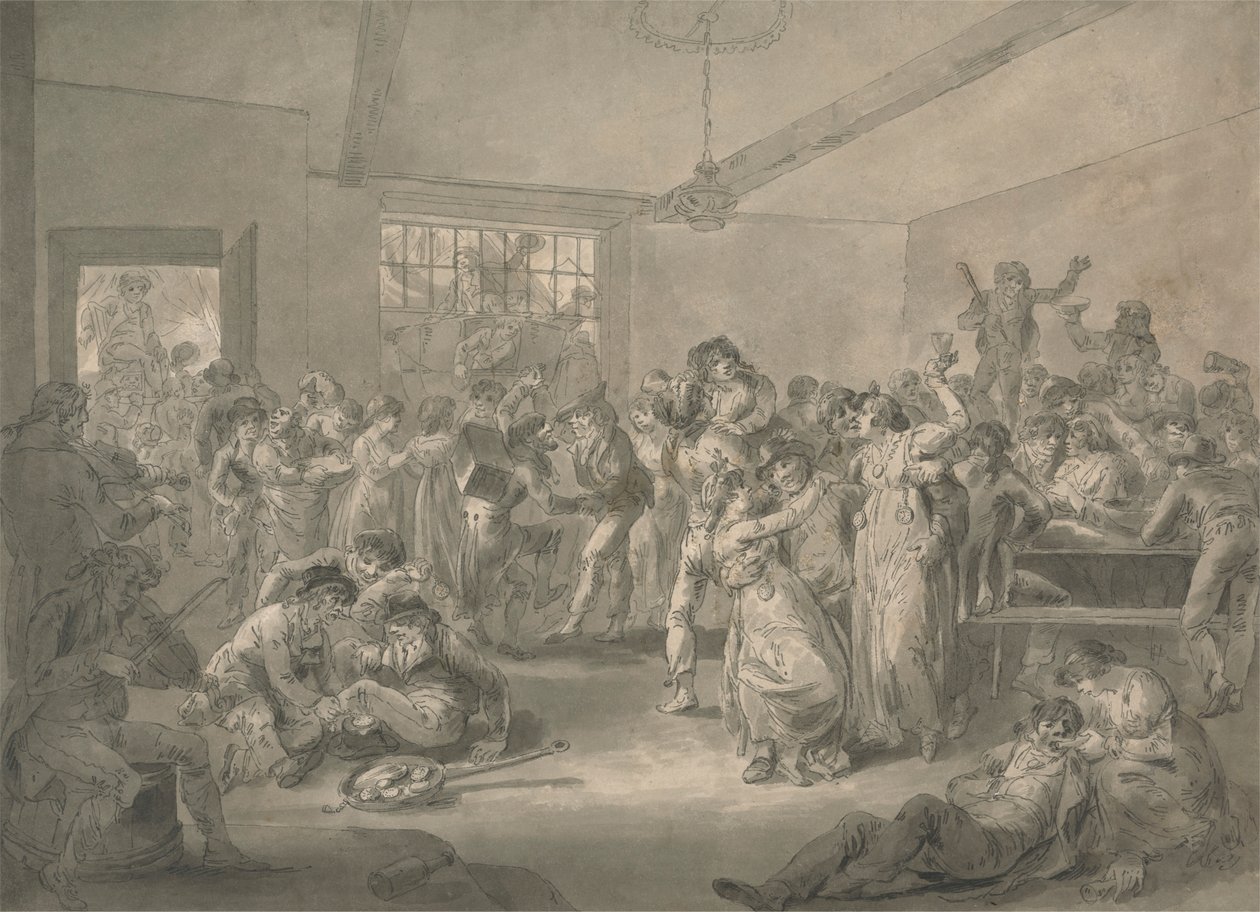 Matroser og stekeklokker av Julius Caesar Ibbetson