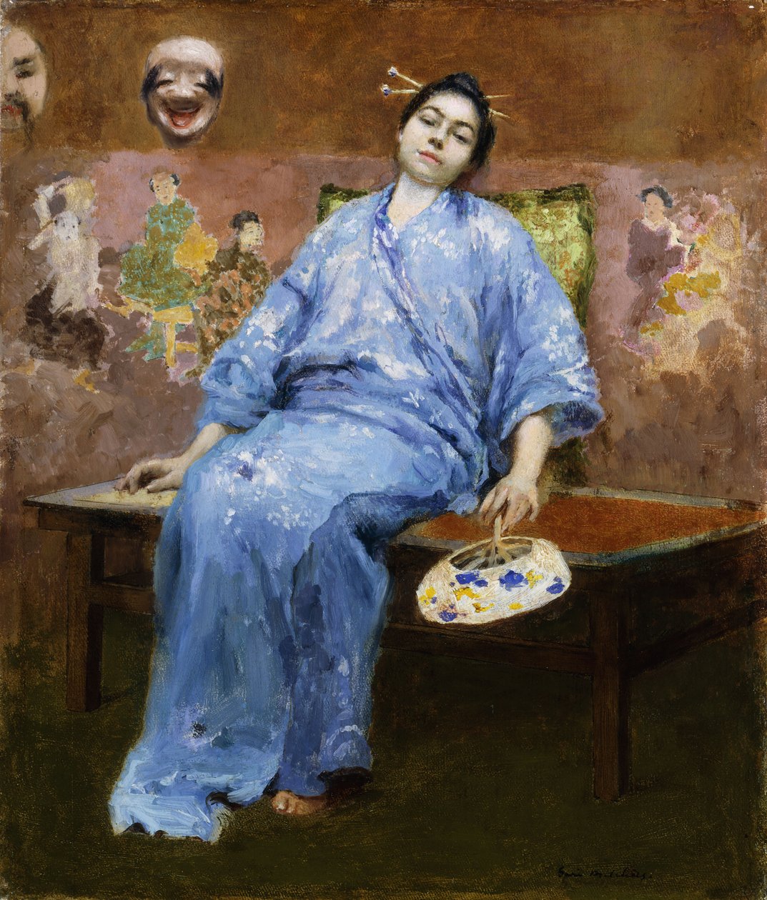 Geisha i hvile av Julius Gari Melchers
