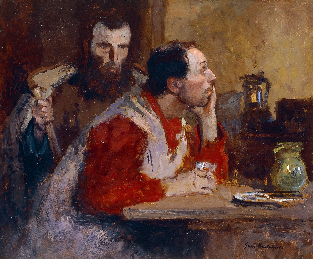 I en taverna av Julius Gari Melchers