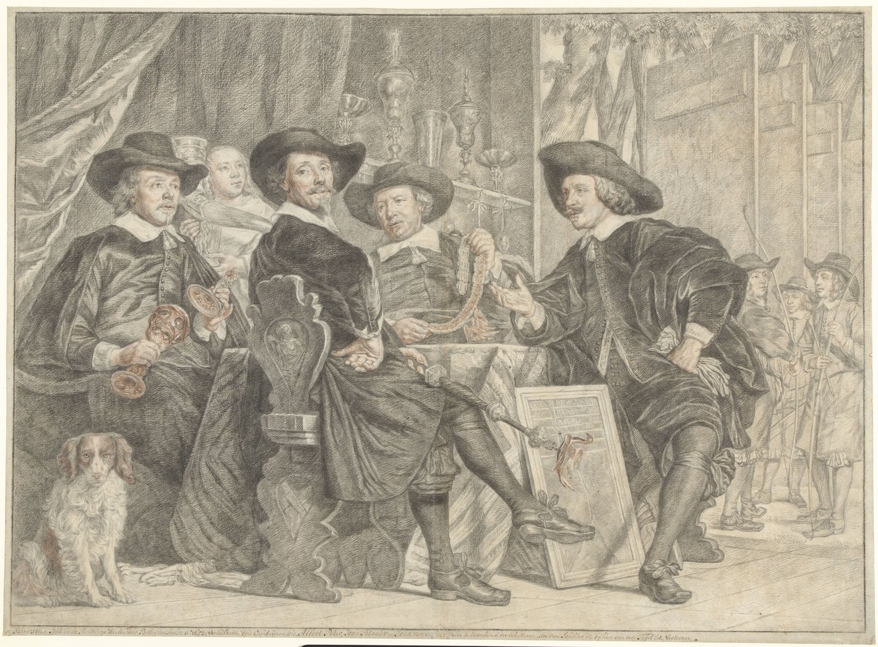 Oppsynsmennene for Handboogdoelen av Julius Henricus Quinkhard