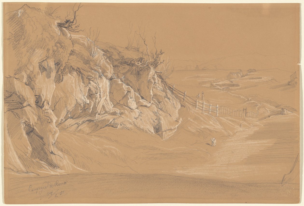 Romersk landsbygd (rekto) av Julius Jacob the Elder