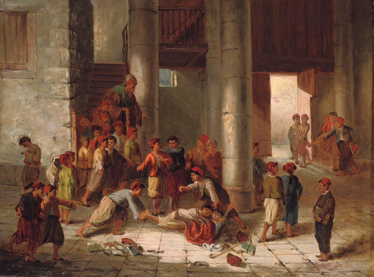 Uhygge i Skolegården av Julius Joseph Gaspard Starck
