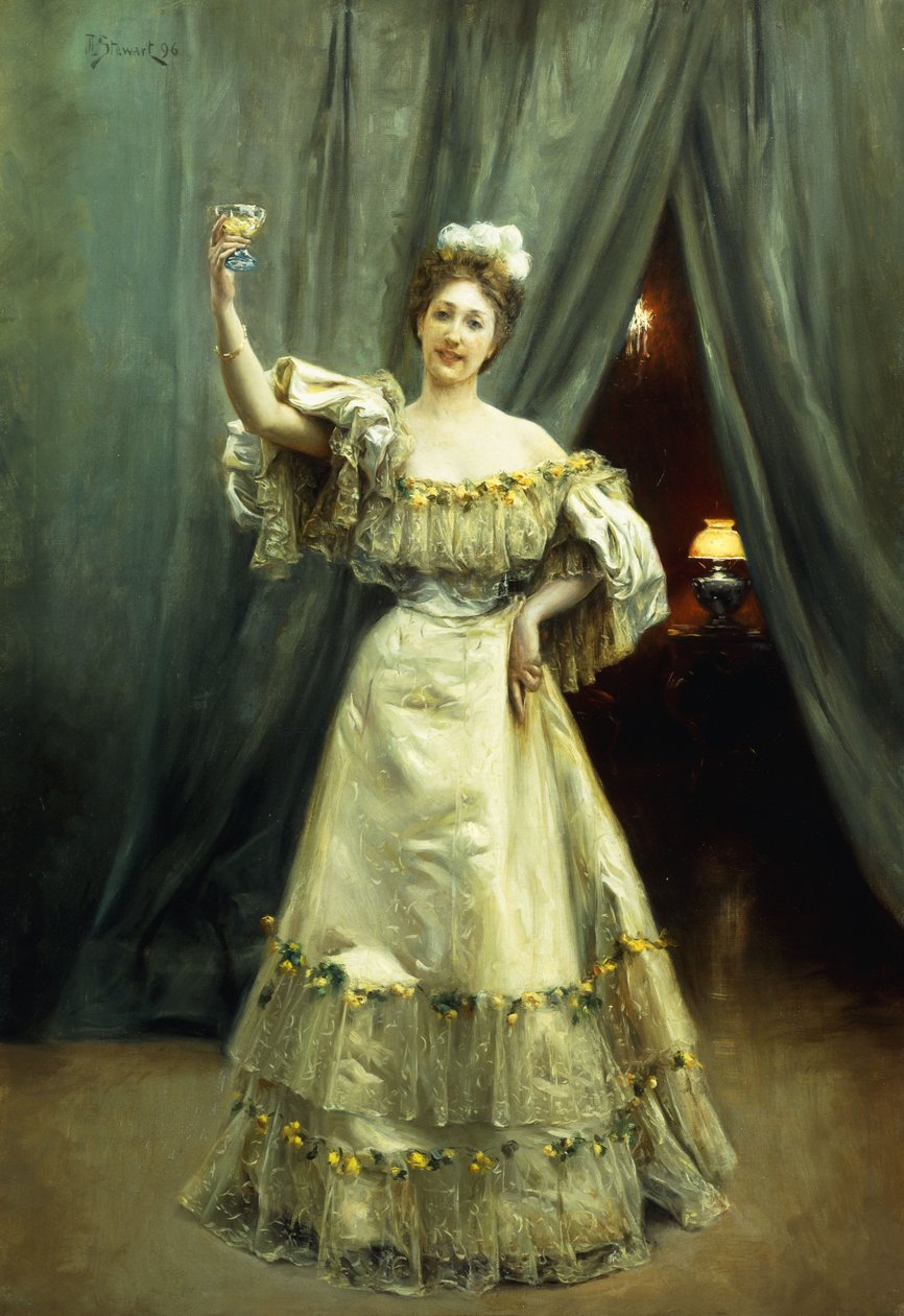 En skål, 1896 av Julius Leblanc Stewart