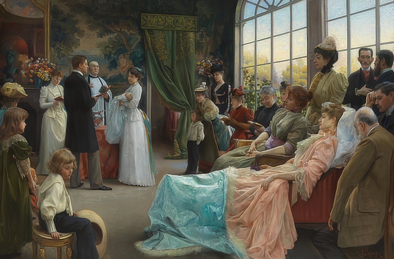 Dåp. 1892 av Julius Leblanc Stewart