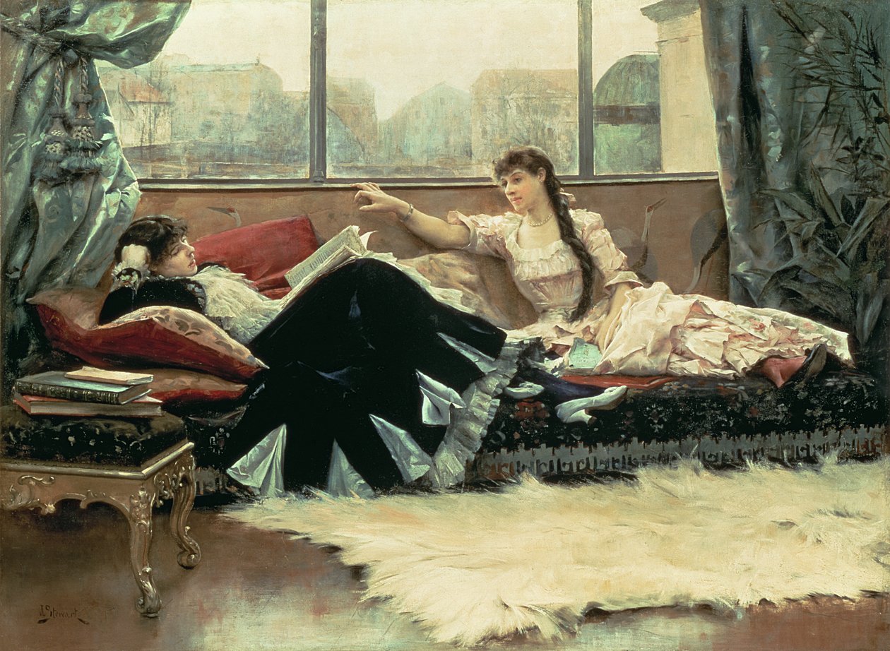 Sarah Bernhardt av Julius Leblanc Stewart