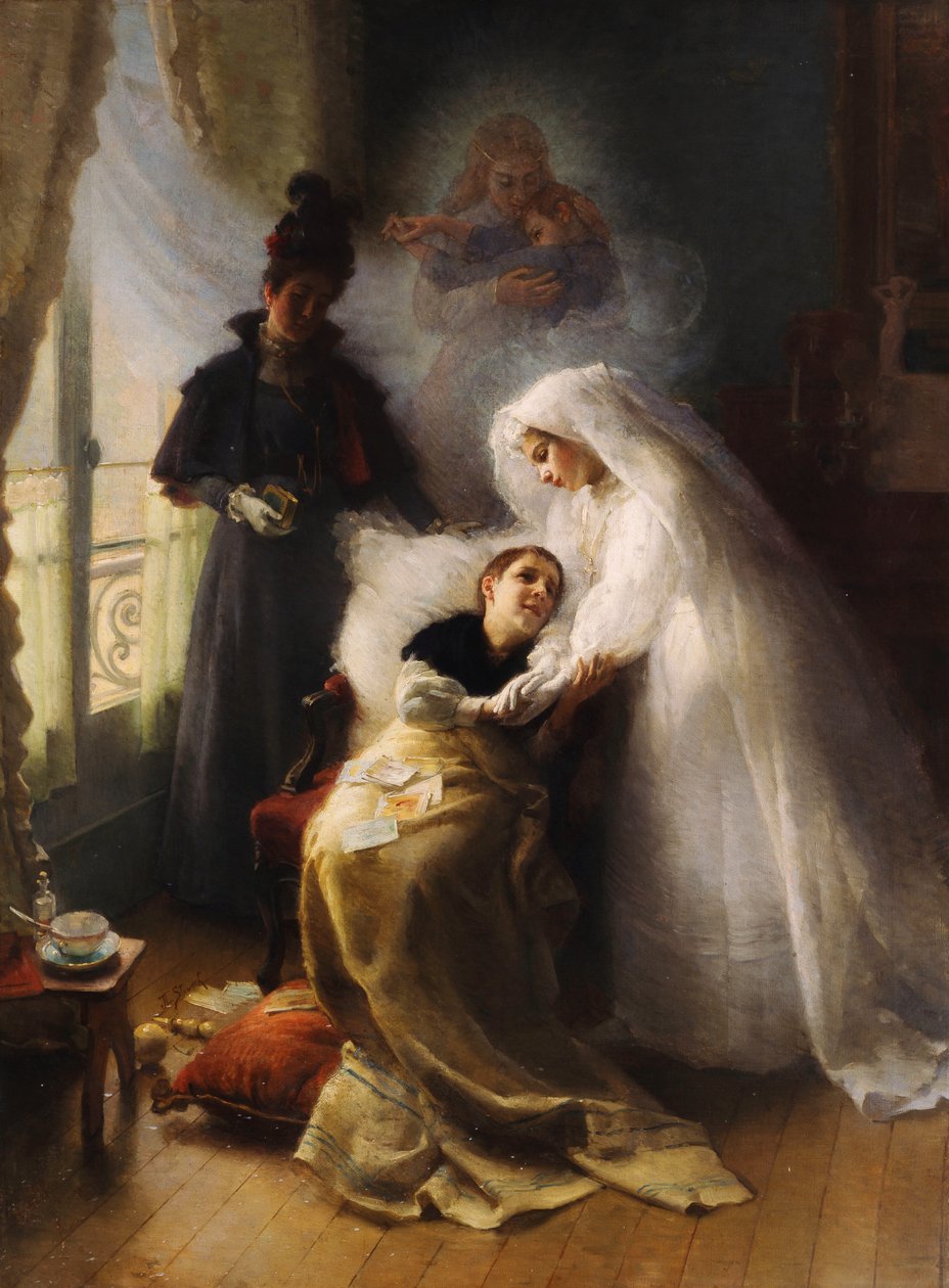 Besøket, av Julius Leblanc Stewart