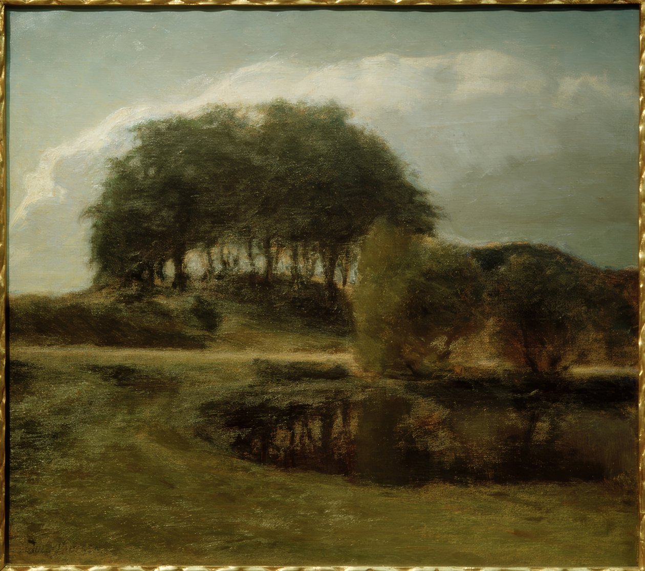 Sommerlandskap. Horneby av Julius Paulsen