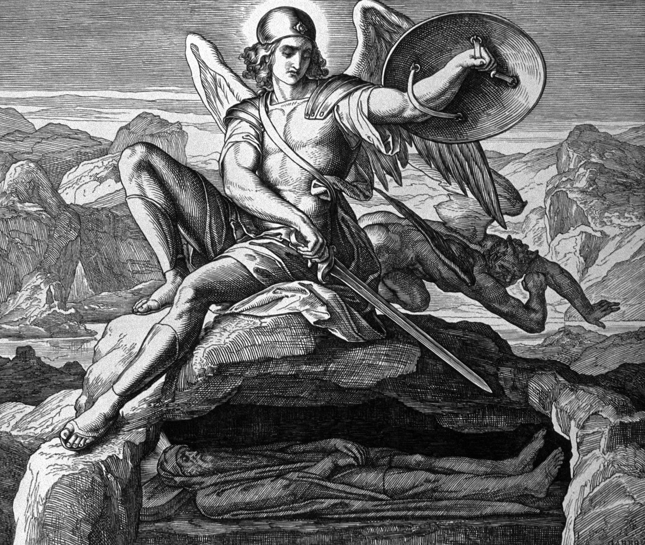 Moses død av Julius Schnorr von Carolsfeld