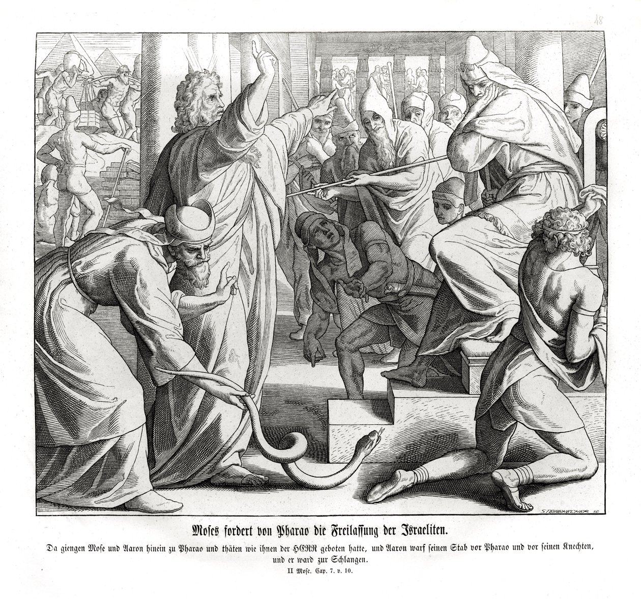 Moses demands the Israelites