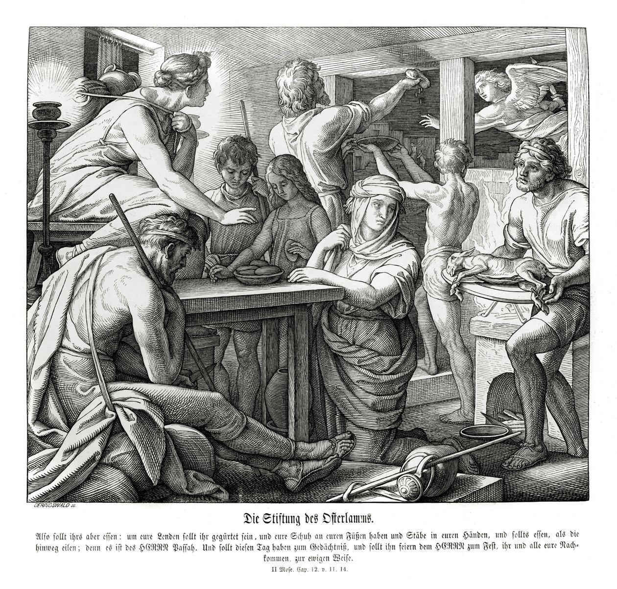 Påske, Exodus av Julius Schnorr von Carolsfeld