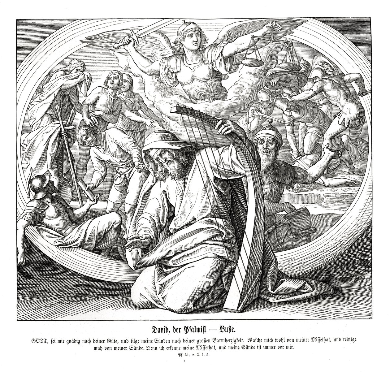 Salmer - omvendelse av Julius Schnorr von Carolsfeld