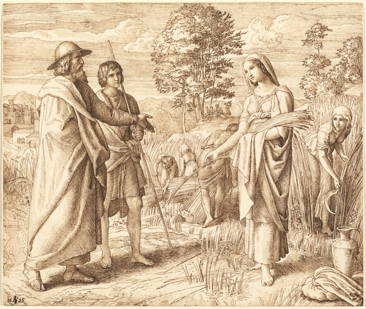 Rut og Boas av Julius Schnorr von Carolsfeld