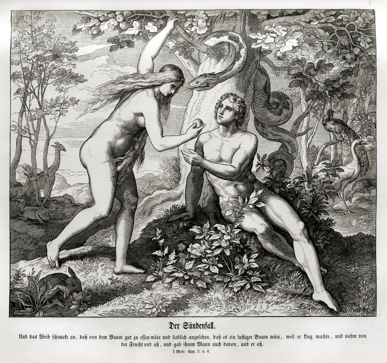 Syndefallet, 1. Mosebok av Julius Schnorr von Carolsfeld