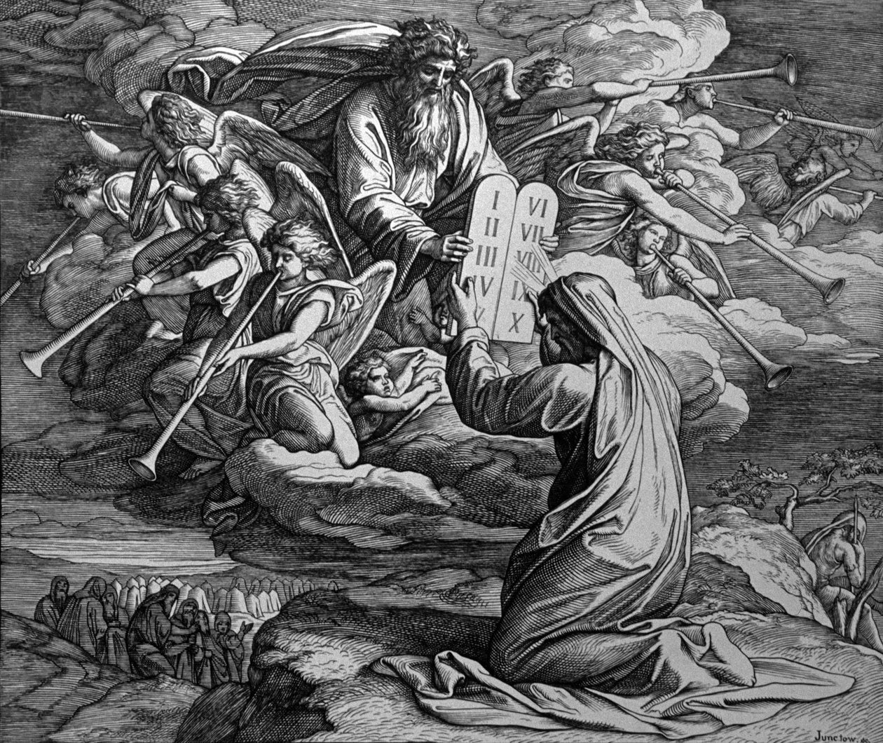 Lovens tabeller av Julius Schnorr von Carolsfeld